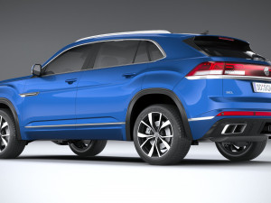 Volkswagen Atlas Cross Sport 2024 3D 模型