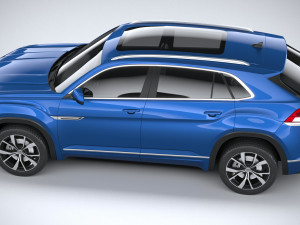 Volkswagen Atlas Cross Sport 2024 3D 模型