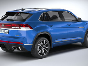 Volkswagen Atlas Cross Sport 2024 3D 模型