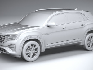 Volkswagen Atlas Cross Sport 2024 3D 模型