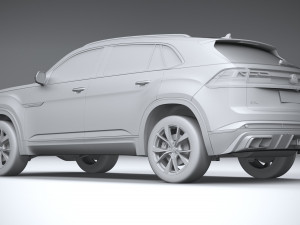 Volkswagen Atlas Cross Sport 2024 3D 模型