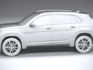 Volkswagen Atlas Cross Sport 2024 3D 模型