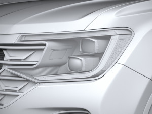 Volkswagen Atlas Cross Sport 2024 3D 模型