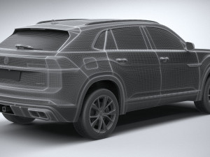Volkswagen Atlas Cross Sport 2024 3D 模型