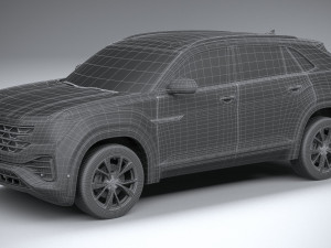 Volkswagen Atlas Cross Sport 2024 3D 模型