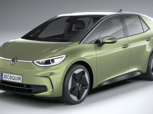Volkswagen ID3 2024 3D Модель
