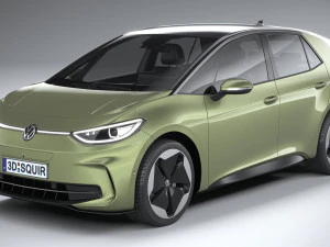 Volkswagen ID3 2024 3D Model