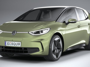 Volkswagen ID3 2024 3D Модель