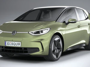 Volkswagen ID3 2024 3D Model