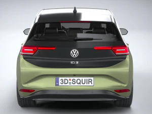 Volkswagen ID3 2024 3D Model