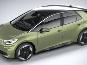 Volkswagen ID3 2024 3D Model