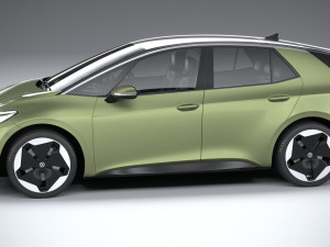 Volkswagen ID3 2024 3D Модель