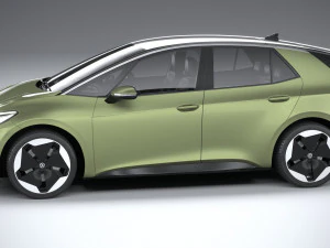Volkswagen ID3 2024 3D Model