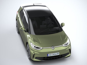 Volkswagen ID3 2024 3D Модель