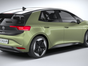Volkswagen ID3 2024 3D Модель
