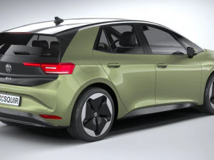 Volkswagen ID3 2024 3D Model