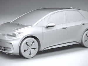 Volkswagen ID3 2024 3D Модель