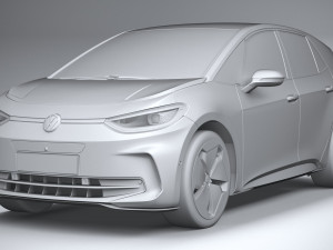 Volkswagen ID3 2024 3D Модель