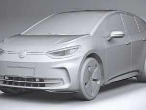 Volkswagen ID3 2024 3D Model