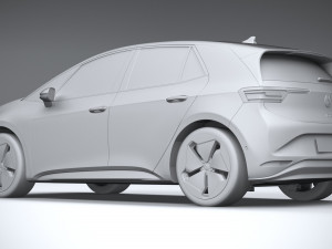 Volkswagen ID3 2024 3D Модель