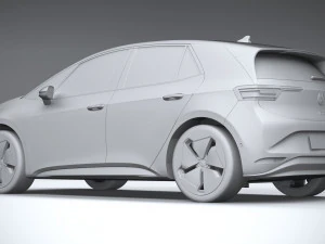 Volkswagen ID3 2024 3D Model