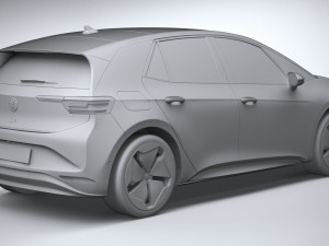 Volkswagen ID3 2024 3D Модель