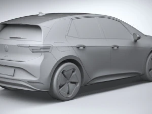 Volkswagen ID3 2024 3D Model