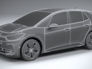Volkswagen ID3 2024 3D Модель