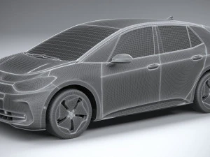 Volkswagen ID3 2024 3D Model