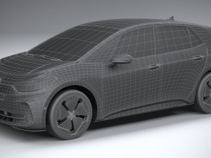 Volkswagen ID3 2024 3D Модель