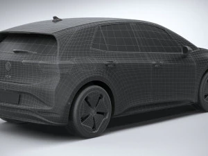 Volkswagen ID3 2024 3D Model