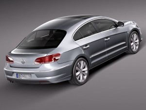 Volkswagen Passat CC 2013 3D Модель