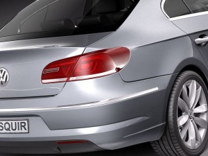 Volkswagen Passat CC 2013 3D Модель