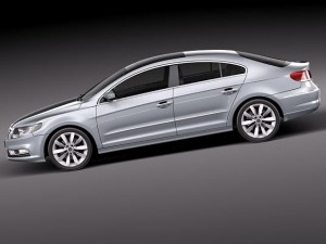 Volkswagen Passat CC 2013 3D Модель
