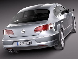 Volkswagen Passat CC 2013 3D Модель