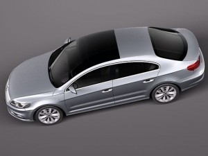 Volkswagen Passat CC 2013 3D Модель