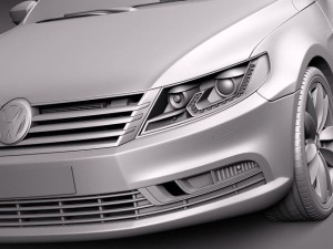 Volkswagen Passat CC 2013 3D Модель