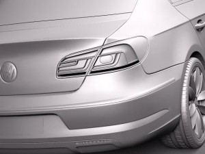 Volkswagen Passat CC 2013 3D Модель