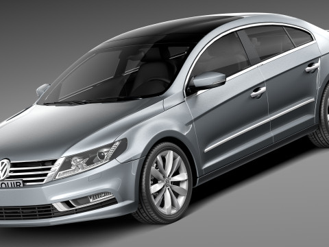 Volkswagen Passat CC 2013 3D Модель