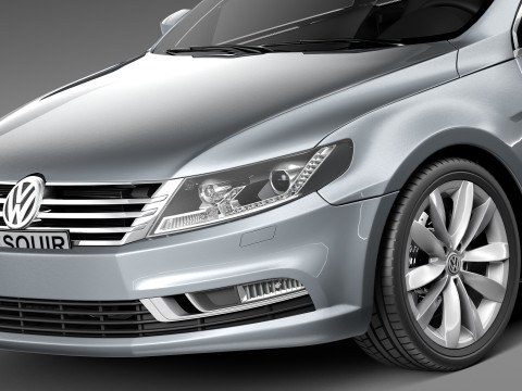 Volkswagen Passat CC 2013 Modelo 3D