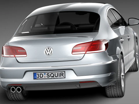 Volkswagen Passat CC 2013 3D Model