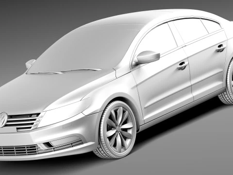 Volkswagen Passat CC 2013 3D Model