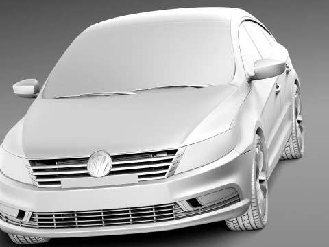 Volkswagen Passat CC 2013 3D Model