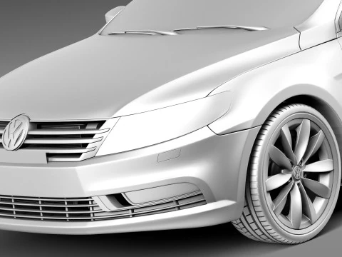 Volkswagen Passat CC 2013 3D Model