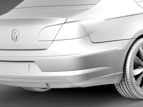 Volkswagen Passat CC 2013 Modelo 3D