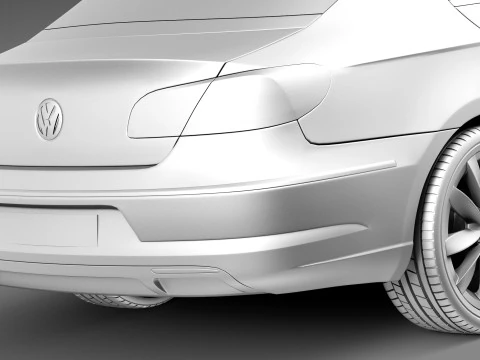 Volkswagen Passat CC 2013 3D Model