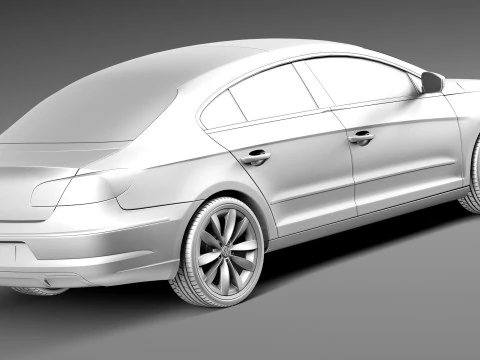 Volkswagen Passat CC 2013 3D Model