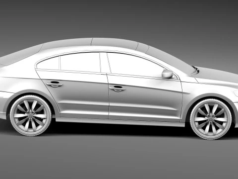 Volkswagen Passat CC 2013 3D Model