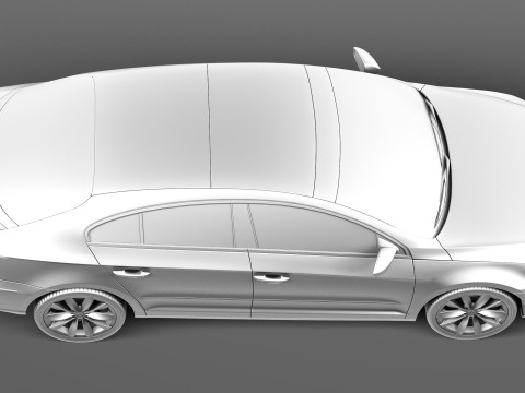 Volkswagen Passat CC 2013 Modelo 3D
