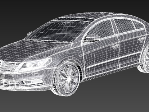 Volkswagen Passat CC 2013 Modelo 3D